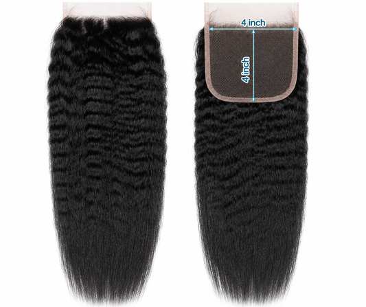 4x4 Closure kinky straight