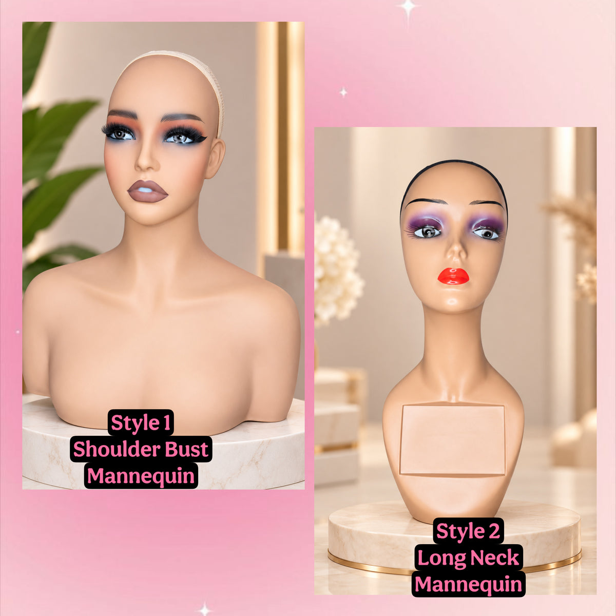 High quality Mannequin Head – Wig Display & Styling