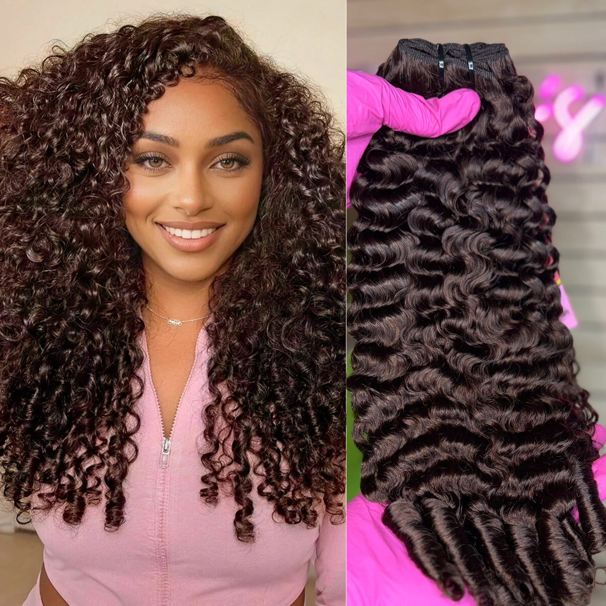 LUXURY EDITION BURMESE CURLY Hair Bundle  [1PC]