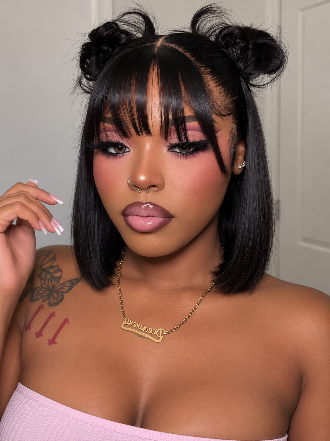 Bob wig 13x6 straight frontal transparent