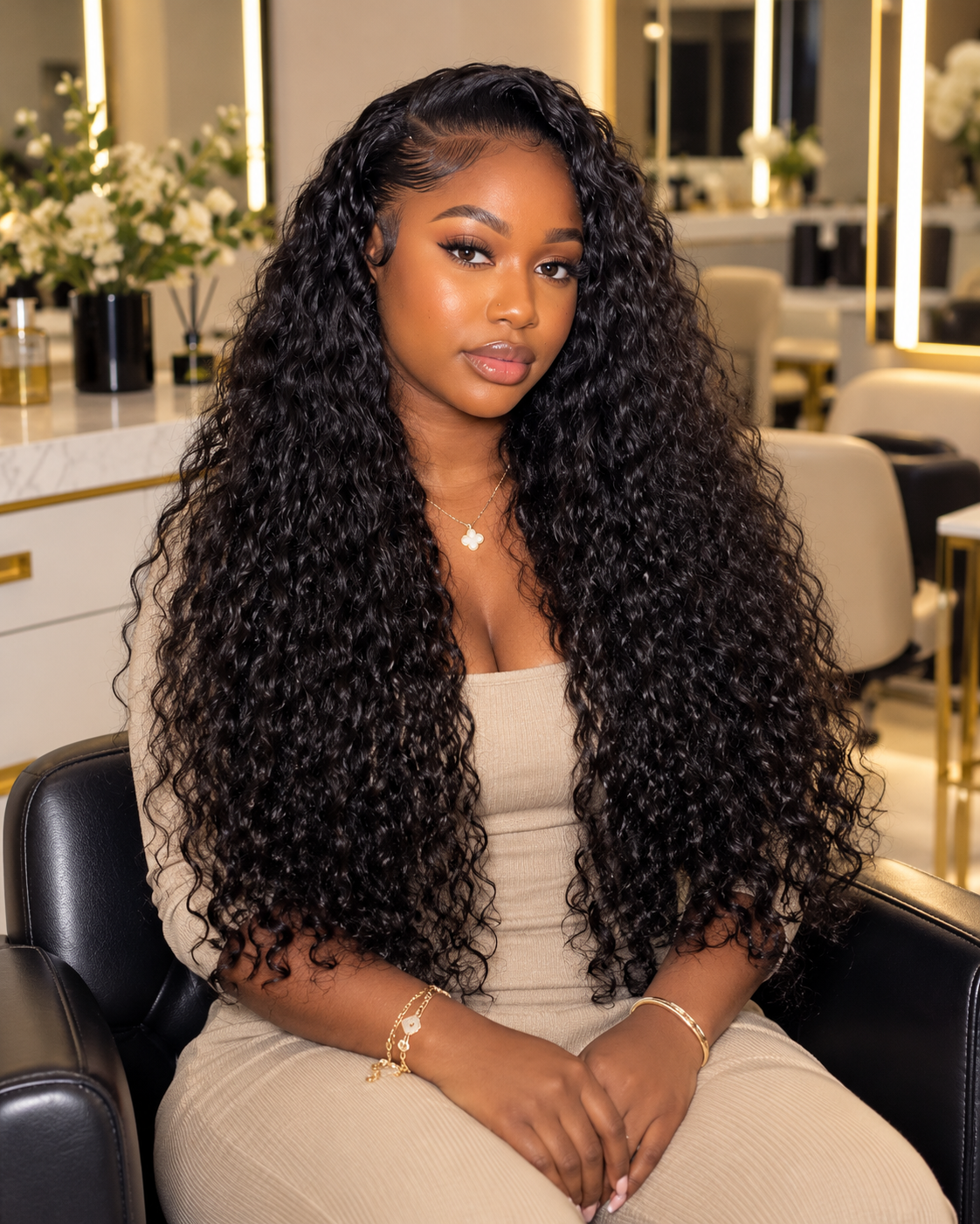 Wet & Wavy 13x6 frontal wig transparent water wave