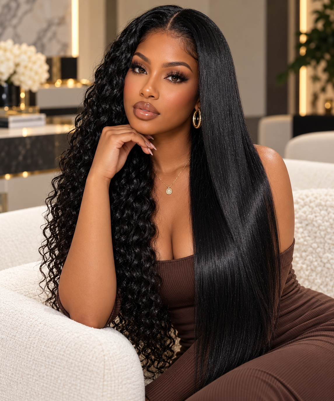 Wet & Wavy 13x6 frontal wig transparent water wave