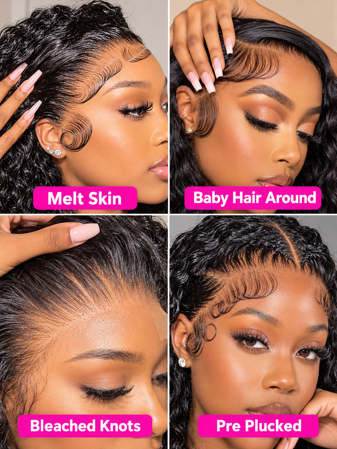 Wet & Wavy 13x6 frontal wig transparent water wave