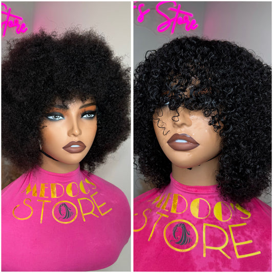 Afro curly wig