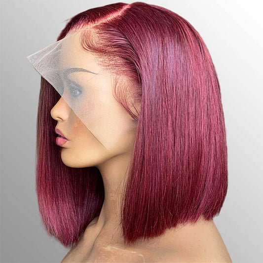 Bob wig 99j straight full frontal transparent