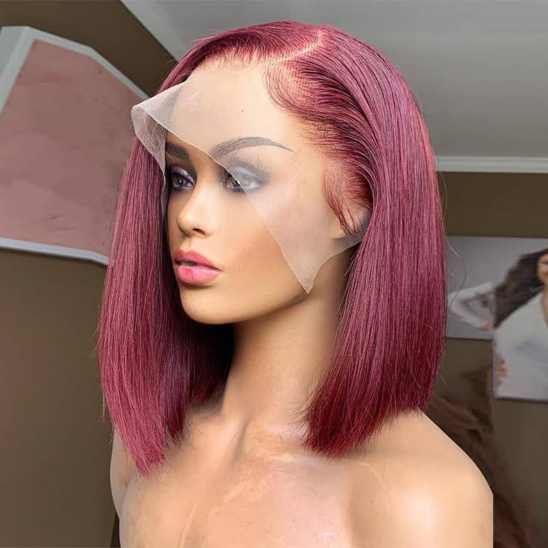 Bob wig 99j straight full frontal transparent