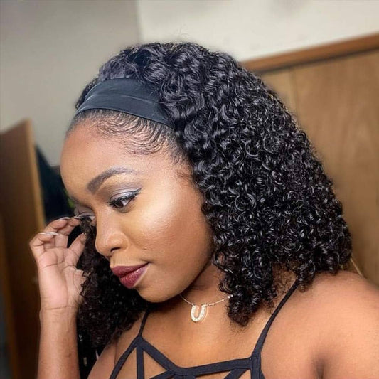 New Headband curly wig