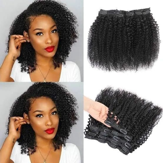 Clip in kinky curly