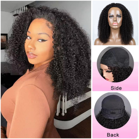 Half Curly  wig
