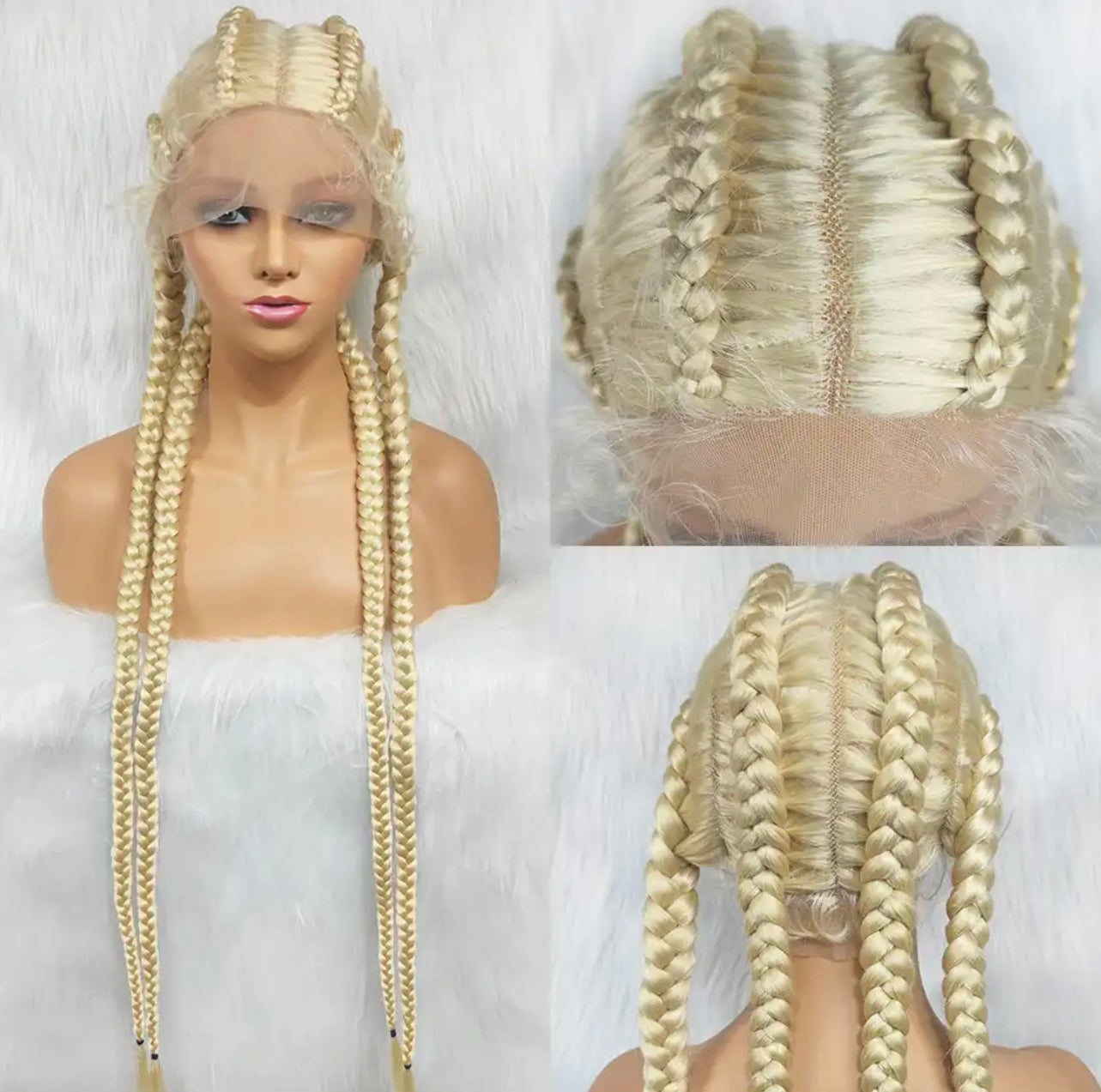 Braided cornrows