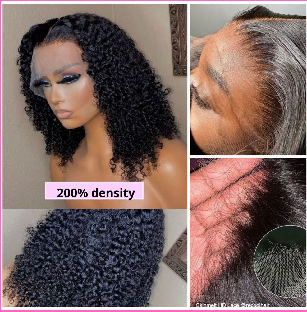 Curly HD lace wig 13*4