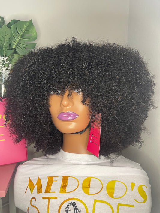 Frange Afro Curly 200% density